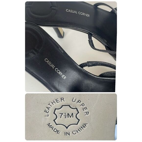 Daisy Accent Strappy Heeled Mule Sandals 7.5 - Picture 7 of 13